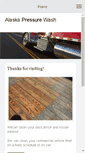 Mobile Screenshot of alaskapressurewash.com